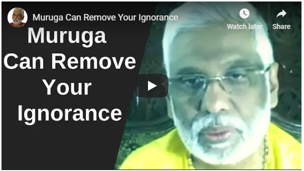 Muruga Can Remove Your Ignorance