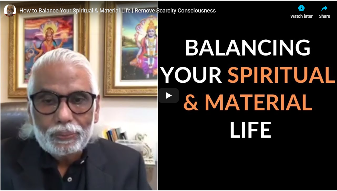 How to Balance Your Spiritual & Material Life