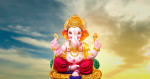 Ganesha, clouds, consciousness