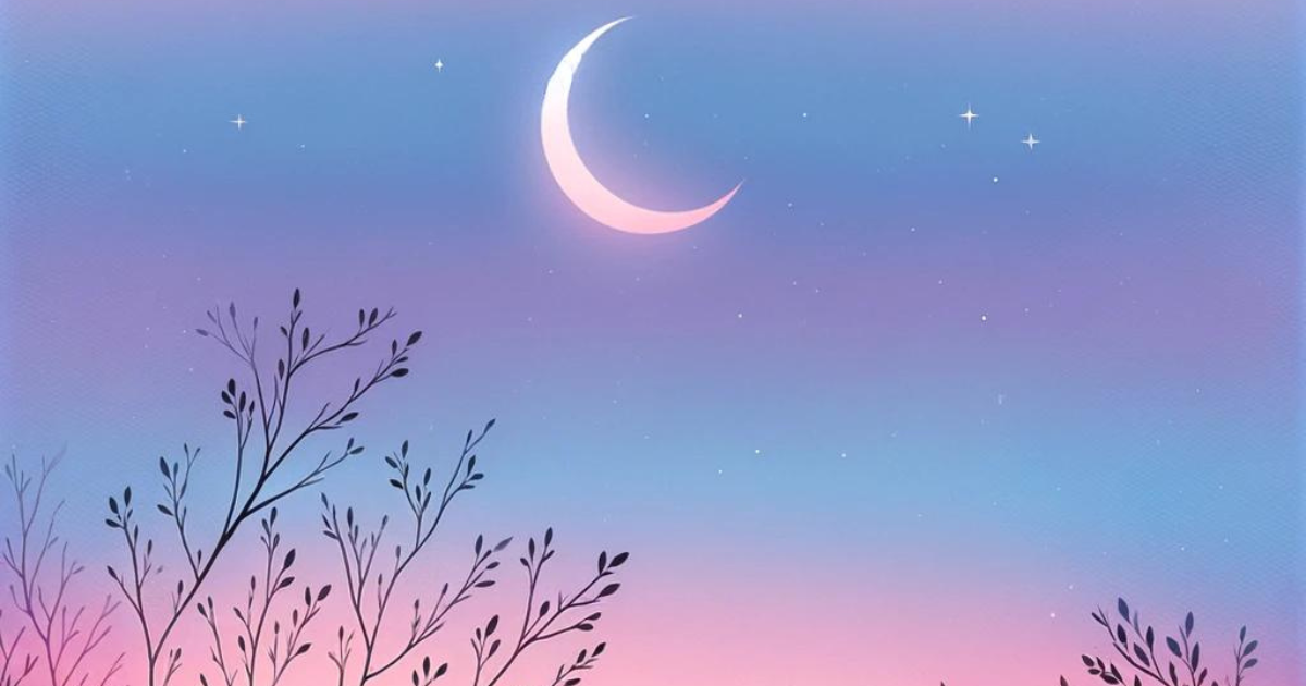 New Moon Pastel Image