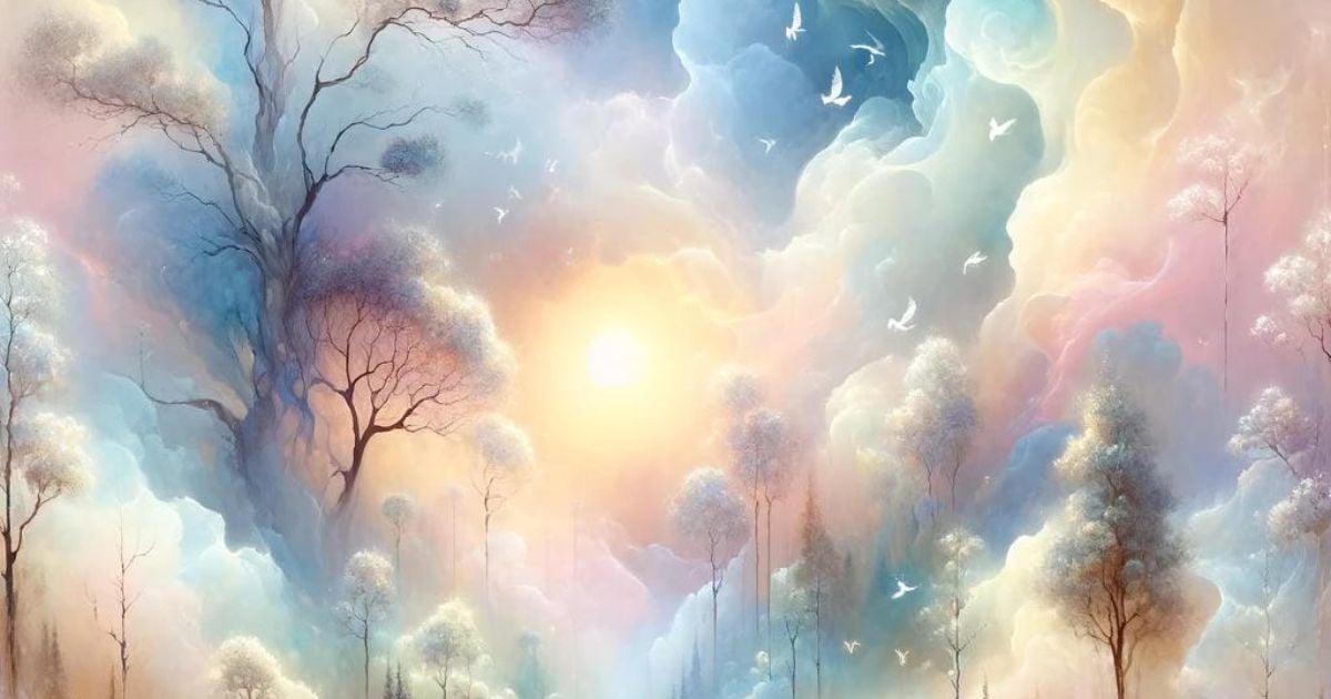 Water color surreal image for The Power of Faith and Miracles