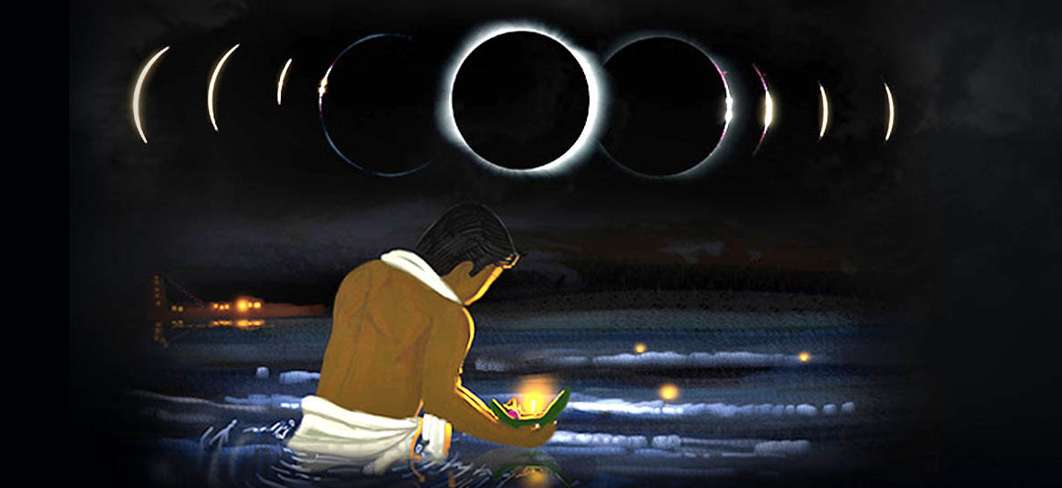 Thai Amavasya First New Moon During The Dawn In Heaven