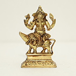 4.5 Inch Mushika Ganesha Statue