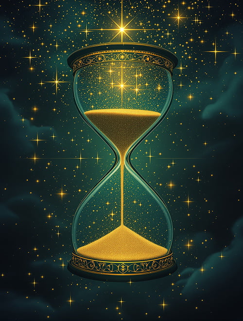 Cosmic hourglass