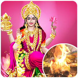 Individual 2-Priest Ashtalakshmi Fire Lab Invoking 8 Forms of Wealth Goddess Lakshmi