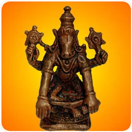 Yoga Hayagrivar Statue -1.5 inch  