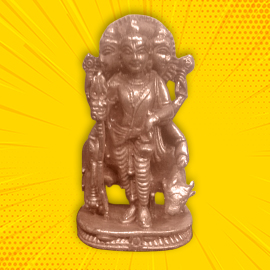 2.5-Inch Dattatreya Statue 