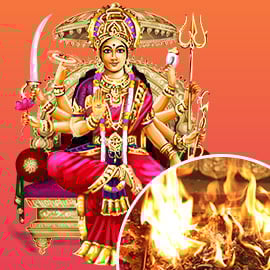 Individual 3-Priest Kanaka Durga Moola Mantra Fire Lab For Gold-Attraction, Evil-Annihilation & Planetary Affliction Removal