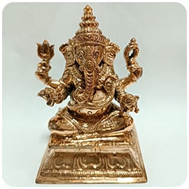 3-Inch Shakti Ganesha Statue