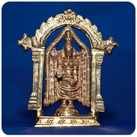 6-Inch 5-Metal Venkateshwara Statue 