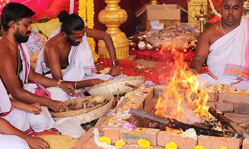 3-Priest Vindhya Vashini Fire Lab For Obstacle-Removal & Abundance with Durga Suktam (Hymn in Praise of Durga) Chanting