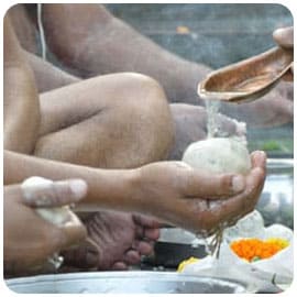 5-Priest Pitru Pooja (Ancestral Pooja) During Mahalaya