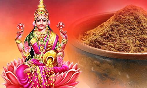 Santhana Kaapu (Sandalwood Paste Application) to Goddess Sundara Mahalakshmi at Powerspot
