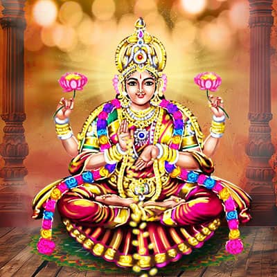 Grand Installation of 6-Foot Wealth-Attracting & Abundance-Bestowing Haridra Mahalakshmi 