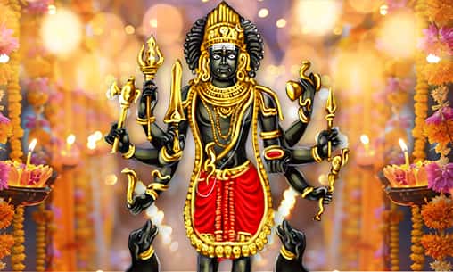 Archana (Pooja) to Ashtabuja Bhairava at Tiruvarur Powerspot