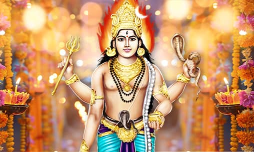 Archana (Pooja) to Kala Bhairava at Tanjore Powerspot