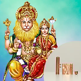 Lakshmi Narasimha Moola Mantra Energized Copper Amulet To Destroy Enemies, Eradicate Evil Forces, Danger & Create New Opportunities for Health, Abundance, Wealth Accumulation & Prosperity