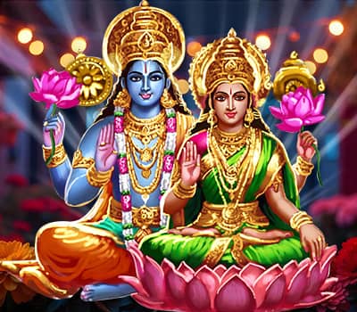 Lakshmi Narayana- Celestial Sustainers of Wealth, Harmony & Righteousness