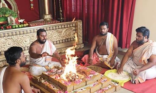 3-Priest Grand Sukurta Fire Lab by Kerala Priests