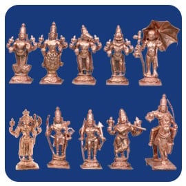 Dasavatar Statue Set