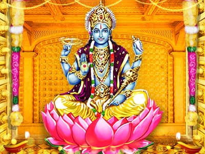 Vishnu as Maha Vishnu: Supreme Preserver and Granter of Abundance