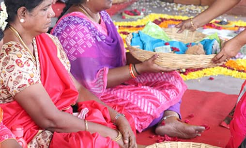 Suhasini (Married Women Feet Cleansing Ritual) Pooja at Shreem Brzee Powerspot