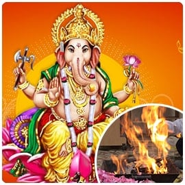 Individual 2-Priest Maha Ganapati Fire Lab With Atharvasirsha Chanting