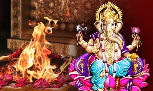 Ashta Dravya Maha Ganapati Fire Lab for Desire Fulfillment & Material Boons at Kerala Powerspot