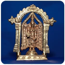6-inch-Venkateswara-5-Metal-Statue