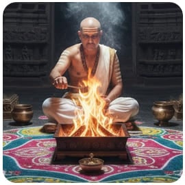 Individual Sudarshana Fire Lab for Overcoming Danger & Enemies