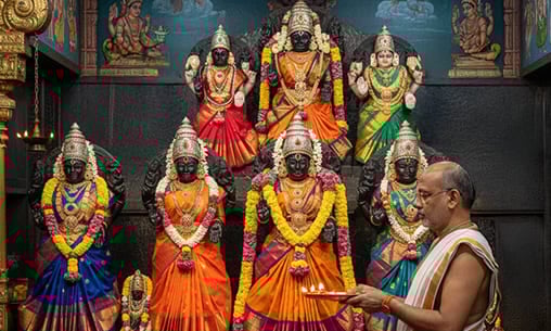 Installation of Sapta Kanni Statue and Eye-Opening Ceremonies Followed by Sapta Kanni Fire Lab in Tamil Siddha Tradition